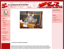 Tablet Screenshot of delabastidedugrenadier.chats-de-france.com