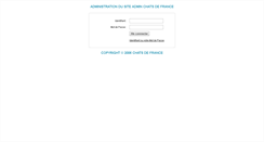 Desktop Screenshot of admin.chats-de-france.com