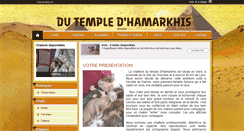 Desktop Screenshot of dutempledhamarkhis.chats-de-france.com