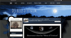 Desktop Screenshot of desbleusdyttrium.chats-de-france.com