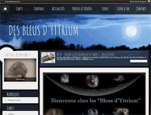 Tablet Screenshot of desbleusdyttrium.chats-de-france.com