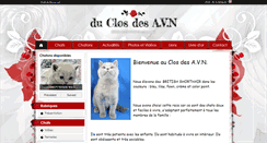 Desktop Screenshot of duclosdesavn.chats-de-france.com