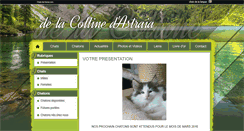 Desktop Screenshot of delacollinedastraia.chats-de-france.com